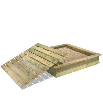 PowerPit Sabbiera con coperchio 165x165x32 cm  850054